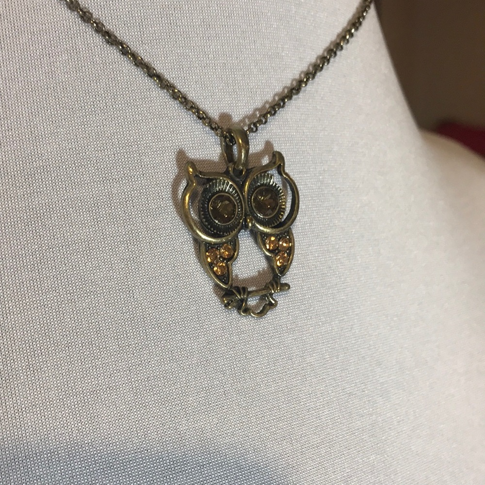 Old Navy owl necklace